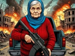 Spel Grandma with machine-gun: Apocalypsis på nätet