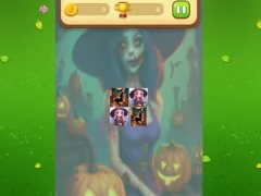 Spel Halloween Witch Memory Match på nätet