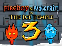Spel Fireboy and Watergirl 3 - The Ice Temple på nätet