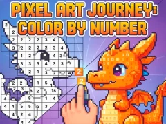 Spel Draw picture by numbers Pixel Art på nätet