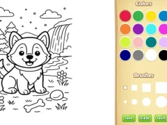 Spel Dog Coloring Book på nätet