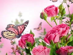 Spel Butterflies Puzzle på nätet