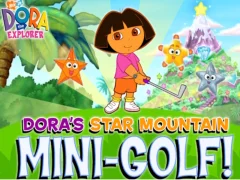 Spel Dora The explorer Dora's Star Mountain Mini-Golf på nätet