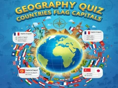 Spel Geography Quiz Countries Flag Capitals på nätet