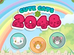 Spel Cute Cats 2048 på nätet