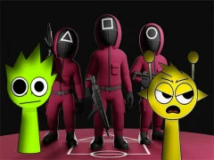 Spel Squid Game Sprunki FNF Battle på nätet