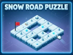 Spel Snow Road Puzzle på nätet
