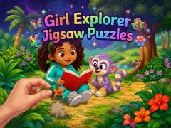 Spel Girl Explorer Jigsaw Puzzles på nätet