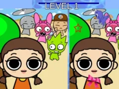 Spel Sprunki and Squid Game Difference på nätet