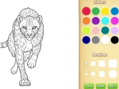 Spel Wild Animals Coloring Book på nätet