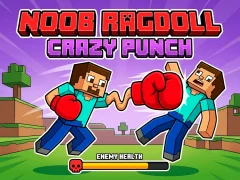 Spel Noob Ragdoll: Crazy Punch på nätet
