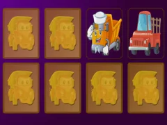 Spel Cartoon Trucks Memory på nätet