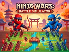 Spel Ninja Wars: Battle Simulator på nätet