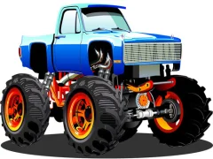Spel Monster Truck Puzzle på nätet