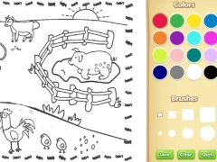 Spel Farming Coloring Book For Kids på nätet