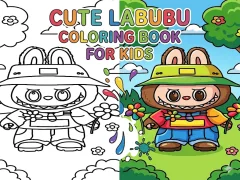 Spel Cute Labubu Coloring Book for Kids på nätet