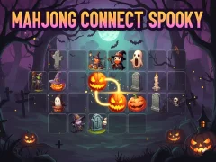 Spel Mahjong Connect Spooky på nätet