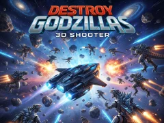 Spel Destroy Godzillas: 3D Shooter på nätet