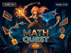 Spel MathQuest på nätet