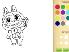 Spel Labubu Doll Coloring Book for Kids på nätet