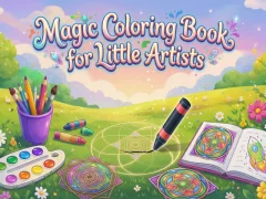 Spel Magic Coloring Book for Little Artists på nätet
