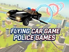 Spel Flying Car Game Police Games på nätet