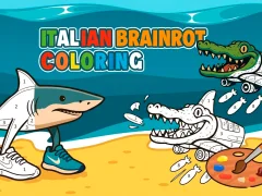 Spel Italian Brainrot Coloring på nätet