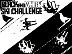 Spel Black and White Ski Challenge på nätet