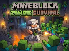 Spel Mineblock Zombie Survival på nätet
