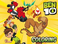 Spel Ben 10 Coloring på nätet