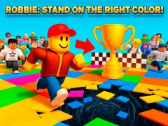 Spel Robbie: Stand on the Right Color! på nätet