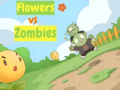 Spel Flowers vs Zombies på nätet