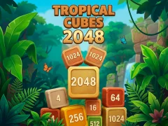 Spel Tropical Cubes 2048 på nätet