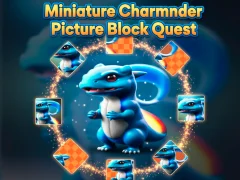 Spel Miniature Charmander Picture Block Quest på nätet