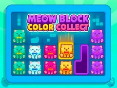 Spel Meow Block: Color Collect på nätet