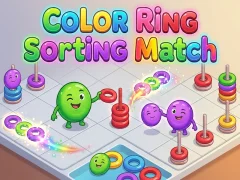 Spel Color Ring Sorting Match på nätet