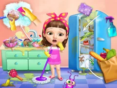 Spel Sweet Baby Girl Cleanup Messy House på nätet