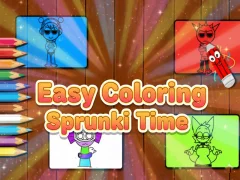 Spel Easy Coloring Sprunki Time på nätet