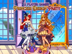 Spel 2 Player Games Princess Design Party på nätet