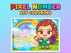 Spel Pixel Number  DIY Coloring på nätet