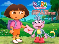 Spel Dora The explorer Dora & The Lost Valentine på nätet