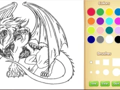 Spel Dragon Chimera Coloring Book på nätet