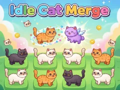 Spel Idlle Cat Merge på nätet