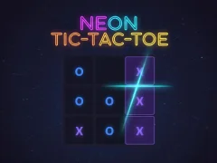 Spel Neon Tic-Tac-Toe på nätet
