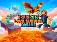 Spel Brainrots Lava Survive Online på nätet