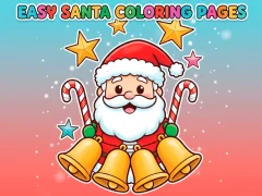 Spel Easy Santa Coloring Pages på nätet