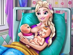Spel Ice Queen Twins Birth på nätet