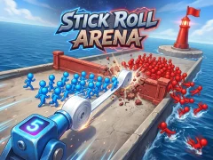 Spel Stick Roll Arena på nätet