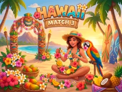 Spel Hawaii Match 3 på nätet