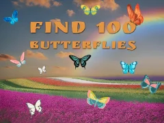 Spel Find 100 butterflies på nätet